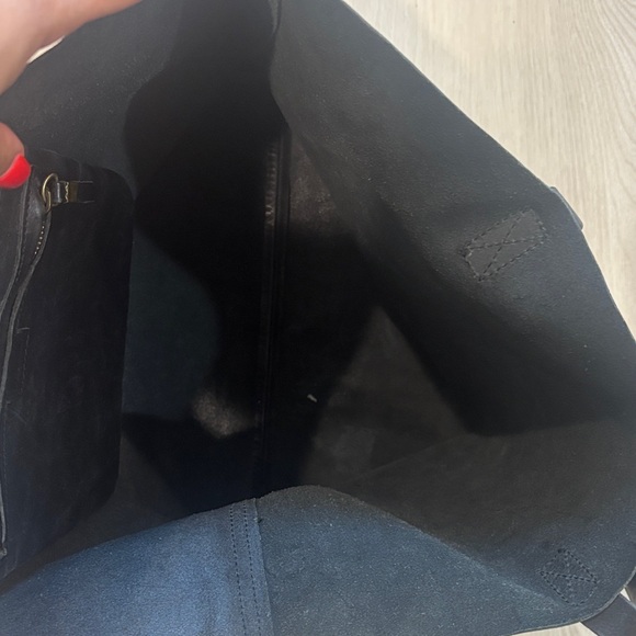Madewell Leather Black Tote Bag - Picture 3 of 6